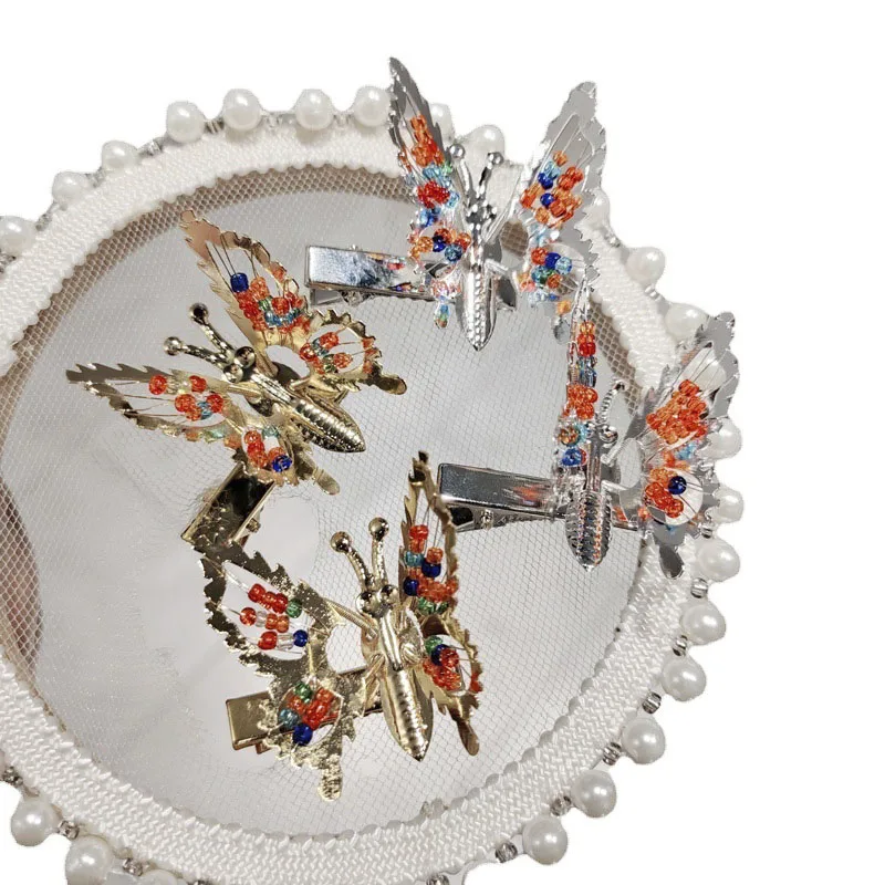 Korean Bangs Clip Will Move Simulation Butterfly Hairpin For Women Girl Headdress Rhinestone Duckbill Clip Hold Hair Accessories
Korean Bangs Clip Will Move Simulation Butterfly Hairpin For Women Girl Headdress Rhinestone Duckbill Clip Hold Hair Accessories