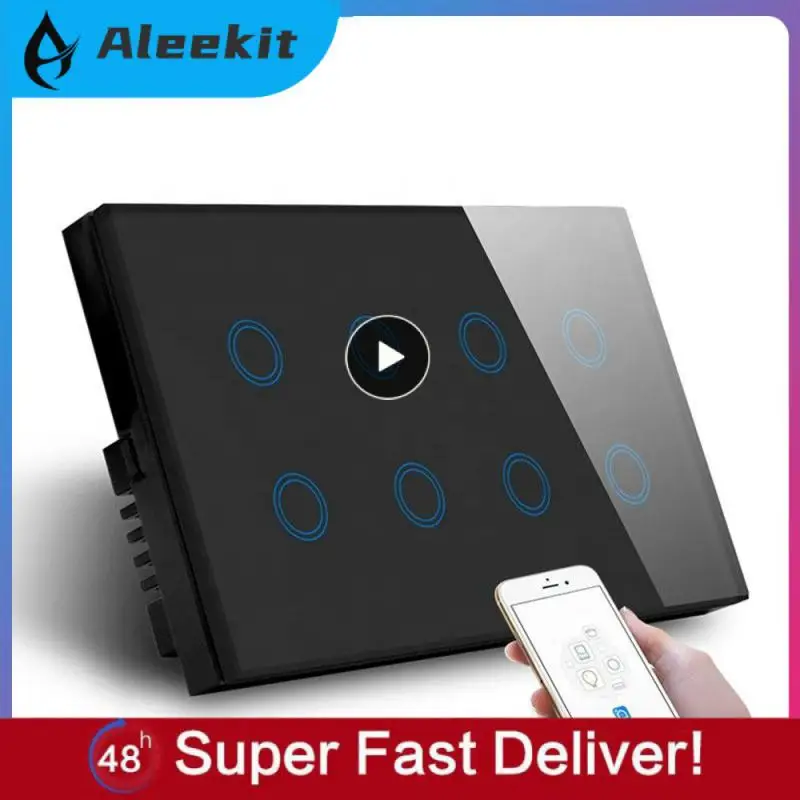 Fashion Design Support Power-down Memory Intelligent Switch Energy Saving 8 Channel Switch Remote Control Via App Smart Home
Fashion Design Support Power-down Memory Intelligent Switch Energy Saving 8 Channel Switch Remote Control Via App Smart Home