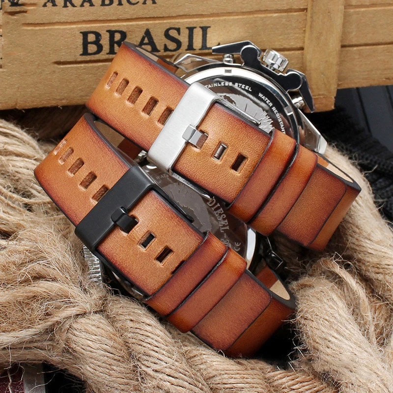 Genuine Leather bracelet for diesel DZ7406 DZ7408 DZ4476 DZ4343 watch strap Brown watchband 22mm 24 26mm Retro wristwatches band 
Genuine Leather bracelet for diesel DZ7406 DZ7408 DZ4476 DZ4343 watch strap Brown watchband 22mm 24 26mm Retro wristwatches band