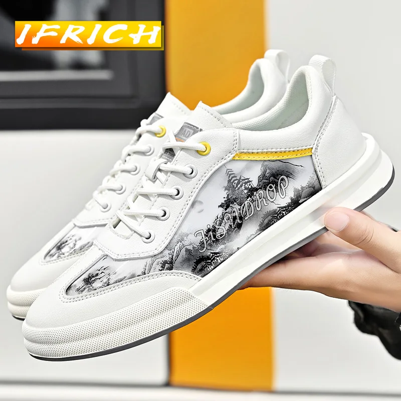 2022 New Leather Sneakers Men High Quality Walking Shoes For Mens Brand Fashion Male Footwear Comfortable Casual Shoes Adult
2022 New Leather Sneakers Men High Quality Walking Shoes For Mens Brand Fashion Male Footwear Comfortable Casual Shoes Adult