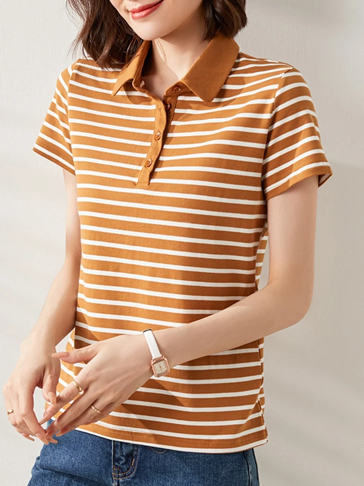 GGRIGHT Summer Clothes For Women Top Mujer Camisetas Striped T-shirt Femme Woman Tshirts Short Sleeve Cotton T-shirty Damskie
GGRIGHT Summer Clothes For Women Top Mujer Camisetas Striped T-shirt Femme Woman Tshirts Short Sleeve Cotton T-shirty Damskie