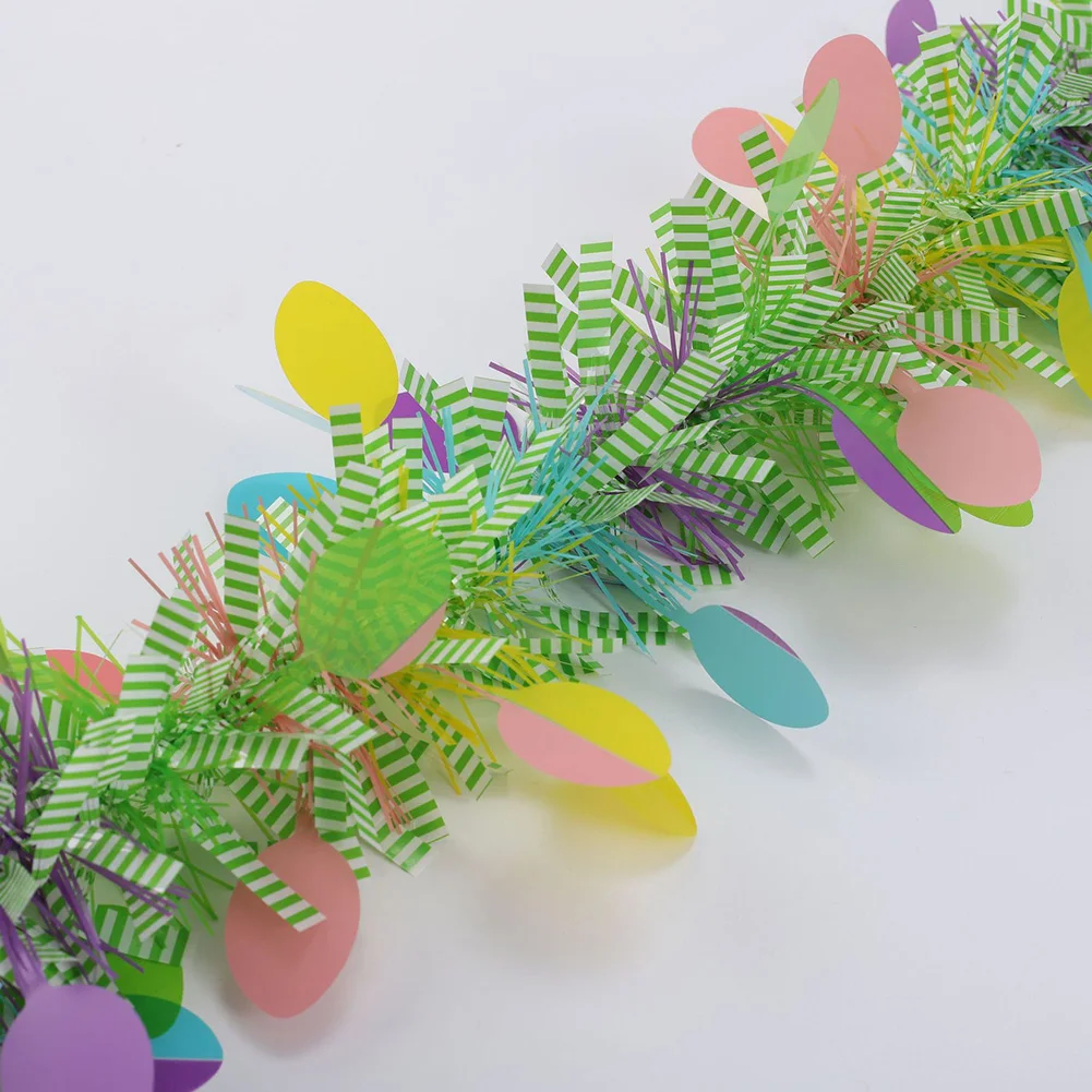 52.5FT 8pcs Easter Garlands Stripe Easter Decorations For Home Tinsel Garland Colorful Fringe Decor Hanging Ornament
52.5FT 8pcs Easter Garlands Stripe Easter Decorations For Home Tinsel Garland Colorful Fringe Decor Hanging Ornament