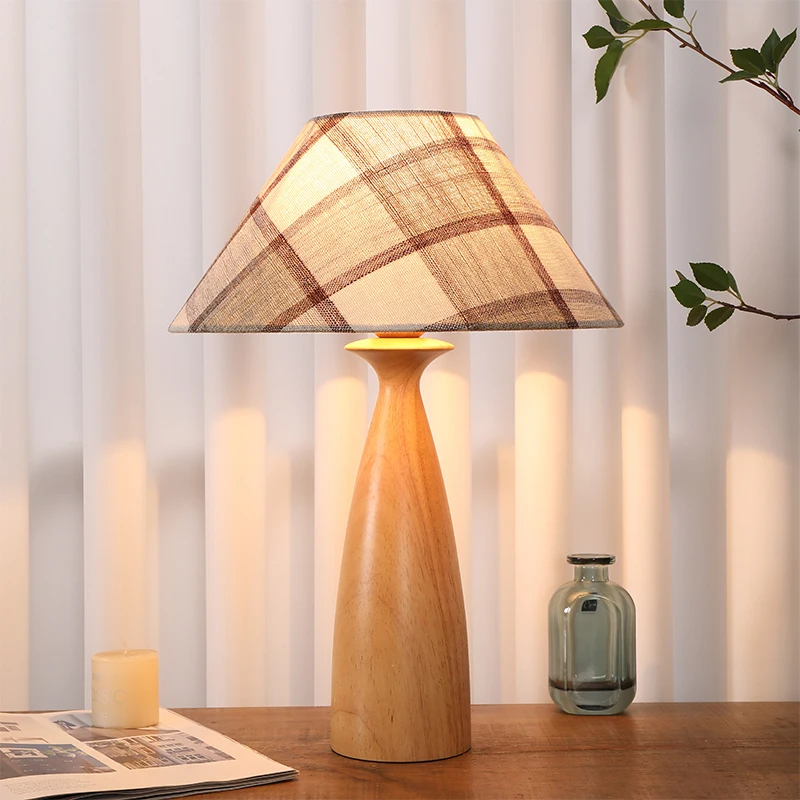 Scandinavian Solid Wood Table Lamp Study Bedroom Dimmable Decorative Fashion Lamps
Scandinavian Solid Wood Table Lamp Study Bedroom Dimmable Decorative Fashion Lamps