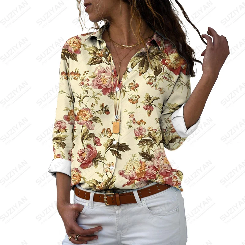 Woman Top Printed Women'S Long Sleeve Casual Work Wear Blouses Ladies Shirt 2022 New Fashion Large Big Size
Woman Top Printed Women'S Long Sleeve Casual Work Wear Blouses Ladies Shirt 2022 New Fashion Large Big Size