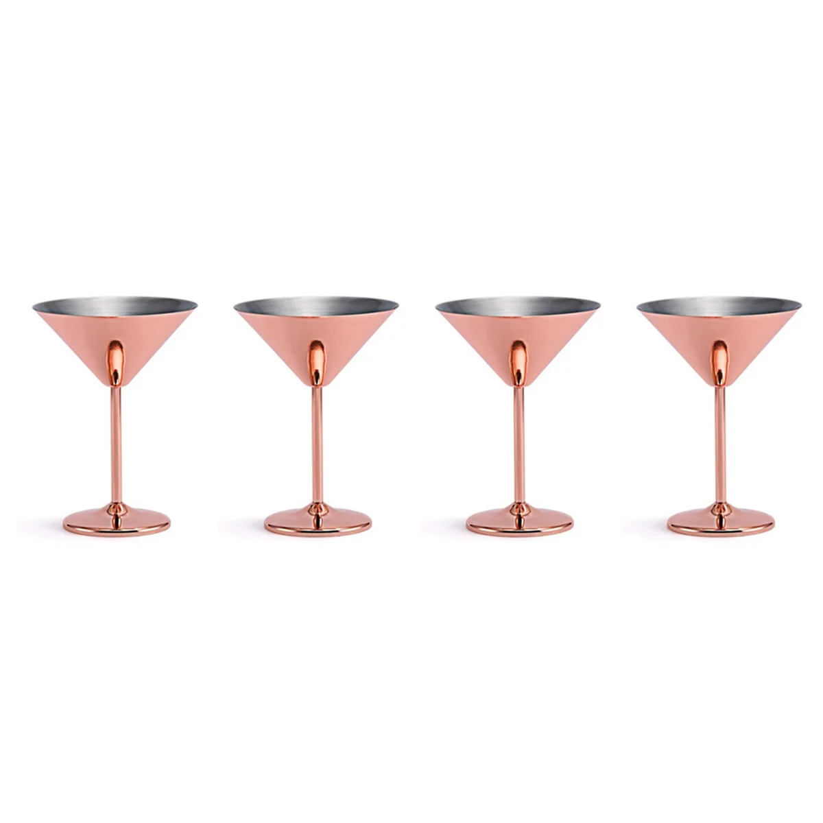4X Stainless Steel Martini Cocktail Glass High Base Wine Glass Unbreakable Wine Glass Metal Bar Champagne Glass Copper
4X Stainless Steel Martini Cocktail Glass High Base Wine Glass Unbreakable Wine Glass Metal Bar Champagne Glass Copper