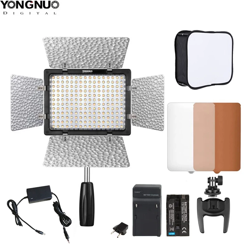 For Canon Nikon Sony Fuji Camera Camcorder YONGNUO YN160 III YN-160III LED Lamp Bi-color 3200K-5500K adjustable LED Video Light
For Canon Nikon Sony Fuji Camera Camcorder YONGNUO YN160 III YN-160III LED Lamp Bi-color 3200K-5500K adjustable LED Video Light