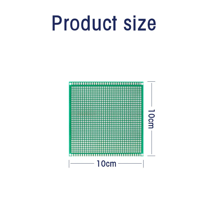 2PCS PCB Board Single Side Prototype Board 8x12cm 10x10cm Circuit Boards DIY Electronic Kit 2.54mm for Arduino Experiment
2PCS PCB Board Single Side Prototype Board 8x12cm 10x10cm Circuit Boards DIY Electronic Kit 2.54mm for Arduino Experiment