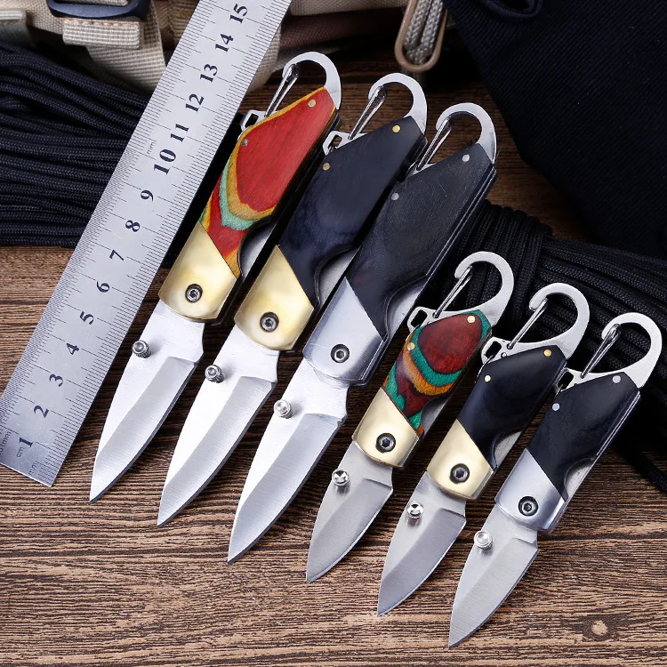 Stainless Steel Portable Pocket Tool Folding Knife with Carabiner Hanging Buckle Hike Outdoor Camping Survive Tactical Tools
Stainless Steel Portable Pocket Tool Folding Knife with Carabiner Hanging Buckle Hike Outdoor Camping Survive Tactical Tools