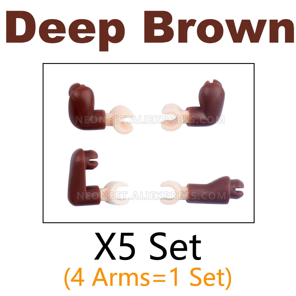 MOC Figures Multicolor Bending Arm Accessories Building Blocks Black And White Color Bending Hand Man Bricks Toy Deep Brown
MOC Figures Multicolor Bending Arm Accessories Building Blocks Black And White Color Bending Hand Man Bricks Toy Deep Brown