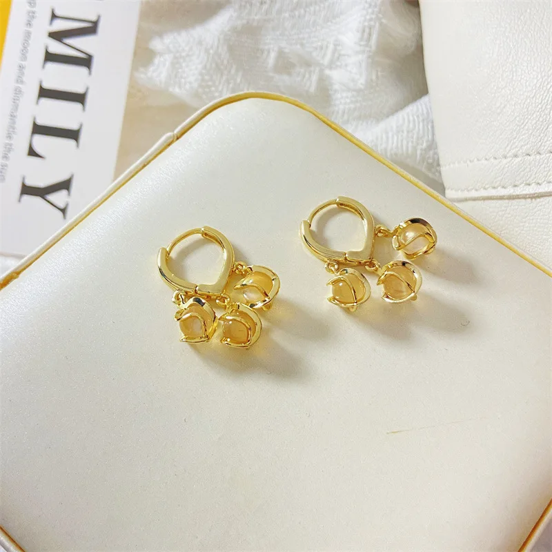 2023 New Mosaic Cat's Eye Tassel Ear Buckle Small and Exquisite Small Fragrance Brushed Tassel Women's Earrings
2023 New Mosaic Cat's Eye Tassel Ear Buckle Small and Exquisite Small Fragrance Brushed Tassel Women's Earrings