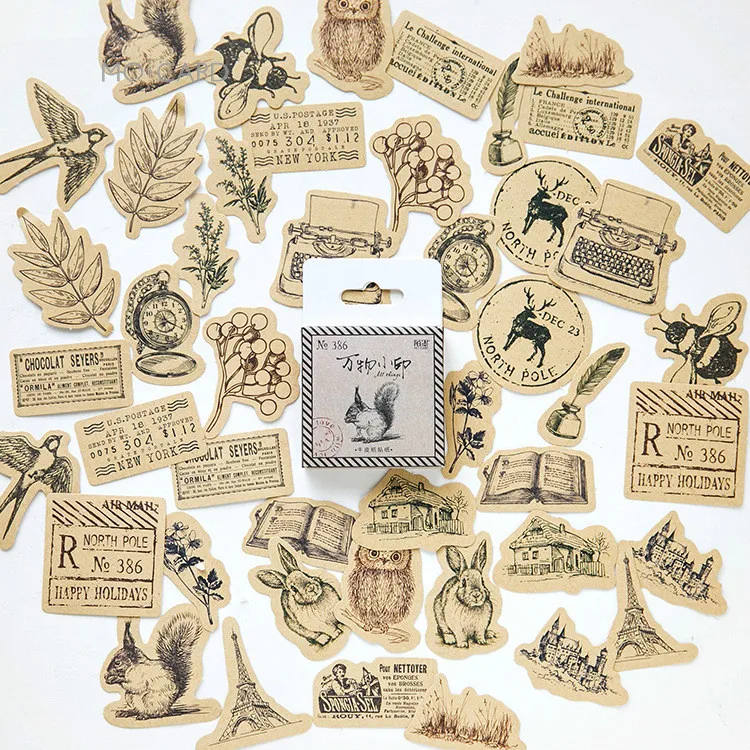 Card Lover 46 Pcs Retro Everything Series Box Stickers Journal Deco Sticker Scrapbooking Design Material Creative Stationery
Card Lover 46 Pcs Retro Everything Series Box Stickers Journal Deco Sticker Scrapbooking Design Material Creative Stationery