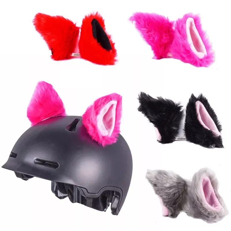Pcs Cute Plush Cat Ears Helmet Decoration Motorcycle Helmet Styling Sticker Cos play Decor Helmet Accessories
Pcs Cute Plush Cat Ears Helmet Decoration Motorcycle Helmet Styling Sticker Cos play Decor Helmet Accessories
