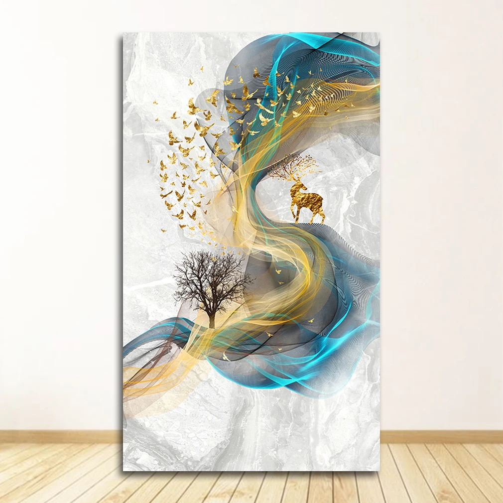 Картина DHRM Золотой олень на холсте
Картина DHRM Золотой олень на холсте