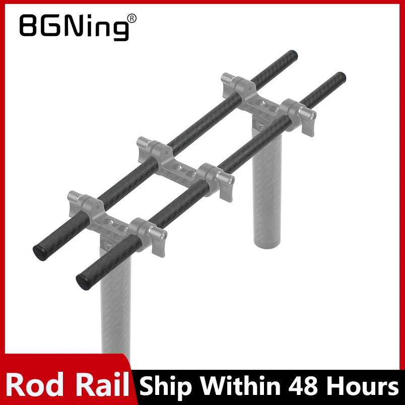 BGNing 1Pair Diameter 15mm Follow Focus Rig Cage Rod Rail System for Camera Camcorder Photo Studio Accessories Carbon Fiber Tube
BGNing 1Pair Diameter 15mm Follow Focus Rig Cage Rod Rail System for Camera Camcorder Photo Studio Accessories Carbon Fiber Tube