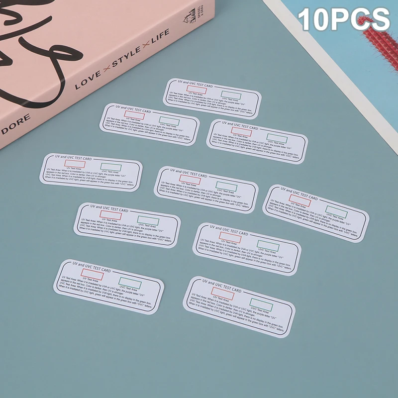 10PCS High Quality Light Test Cards UVA UVC Test Cards Light Wavelength Indicator Cards
10PCS High Quality Light Test Cards UVA UVC Test Cards Light Wavelength Indicator Cards