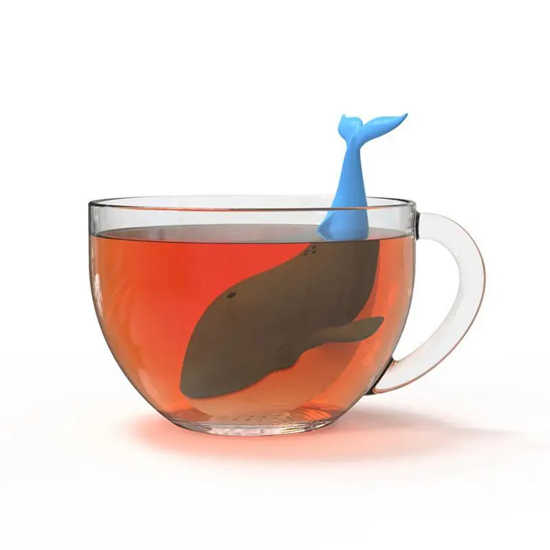 1PCS Kitchen Supplies Tea Strainer Nontoxic Cute Whale Shape With Long Handle Tail Silicone Tea Infuser Tea Bag Teapot Accessory
1PCS Kitchen Supplies Tea Strainer Nontoxic Cute Whale Shape With Long Handle Tail Silicone Tea Infuser Tea Bag Teapot Accessory