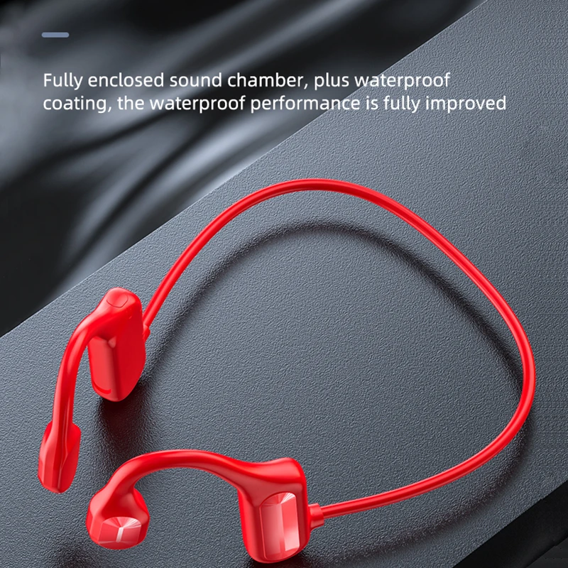 Wireless Headphones Bluetooth 5.0 Bone Conducting Earphones Painless Not In The Ear Outdoor Sports Earbuds Stereo Waterproof
Wireless Headphones Bluetooth 5.0 Bone Conducting Earphones Painless Not In The Ear Outdoor Sports Earbuds Stereo Waterproof