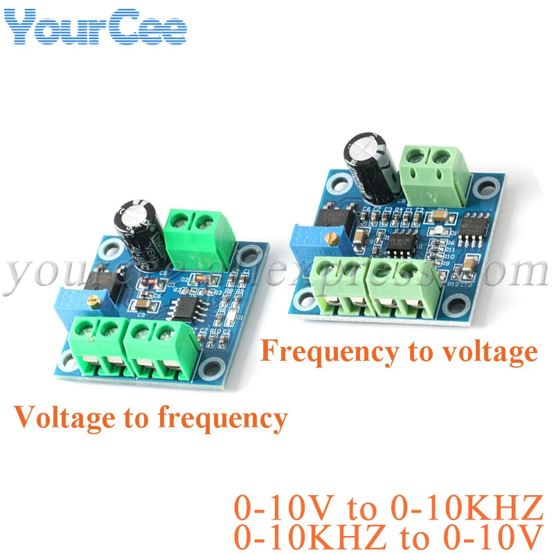 PWM Frequency to Voltage Converter Module 0-10KHz to 0-10V 0-10V to 0-10KHz PWM Frequency to Voltage Converter
PWM Frequency to Voltage Converter Module 0-10KHz to 0-10V 0-10V to 0-10KHz PWM Frequency to Voltage Converter