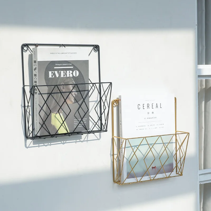 Scandinavian minimalist iron wall-mounted magazine rack simple newspaper rack newspaper storage rack newspaper rack bookshelf sh
Scandinavian minimalist iron wall-mounted magazine rack simple newspaper rack newspaper storage rack newspaper rack bookshelf sh