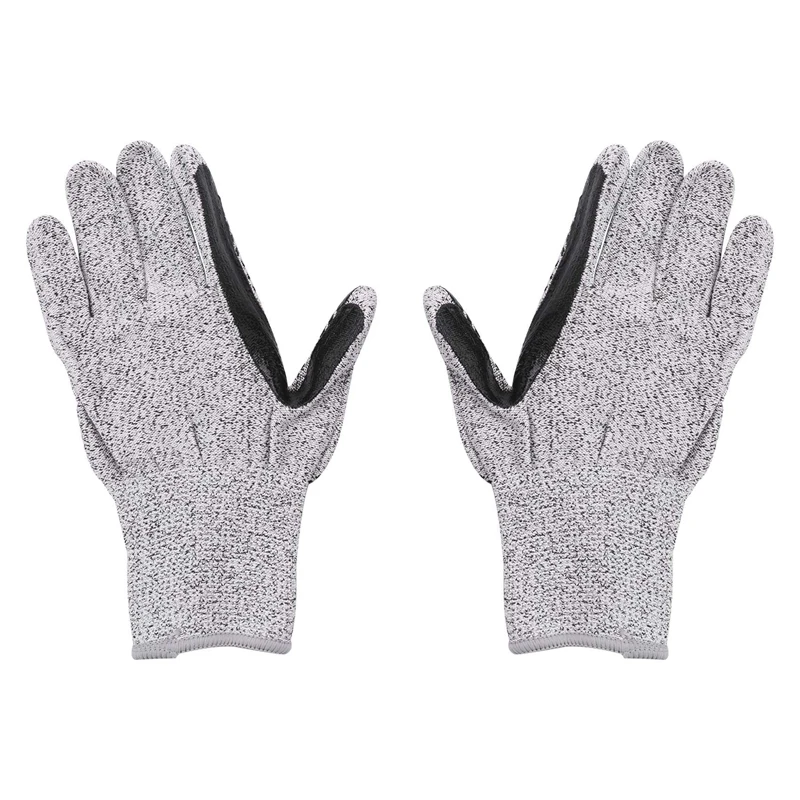 

Cut Resistant Gloves Level 5 Anti-Slip Silicone Strip Gloves Wear-Resistant Safety Working Gloves For Glass Handling