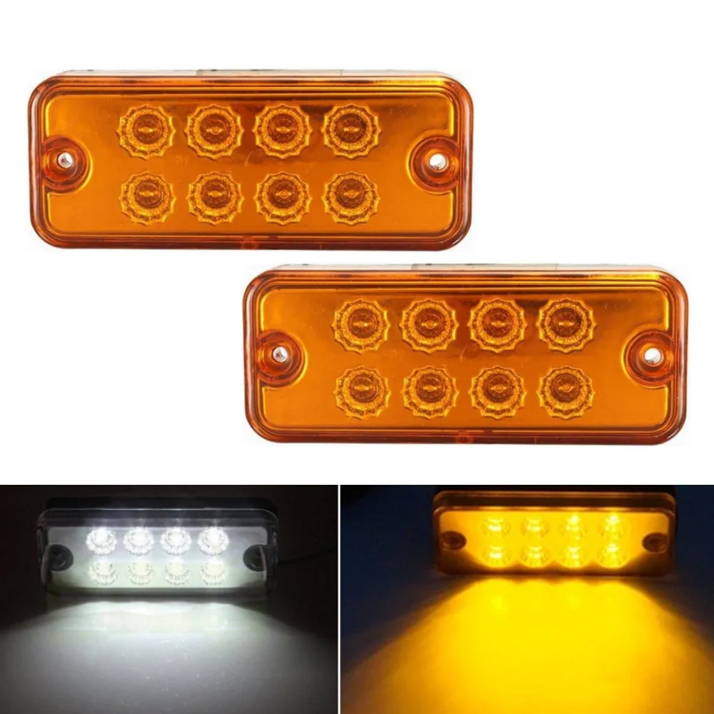 2Pcs Trailer Clearance Lights LED Side Marker Truck 24V Lorry Tractor Turn Signal RV Van Side Light Red White Amber Blue Green
2Pcs Trailer Clearance Lights LED Side Marker Truck 24V Lorry Tractor Turn Signal RV Van Side Light Red White Amber Blue Green