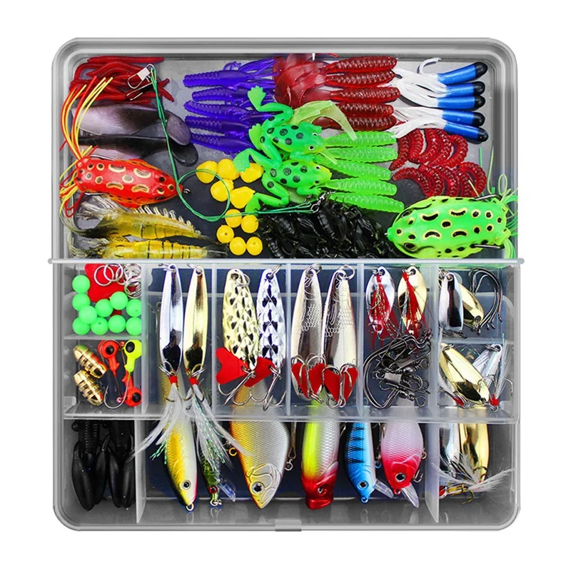 141PCS Luya Baits Set Fishing Baits For Freshwater Bait Tackle Kit Fishing Accessories
141PCS Luya Baits Set Fishing Baits For Freshwater Bait Tackle Kit Fishing Accessories