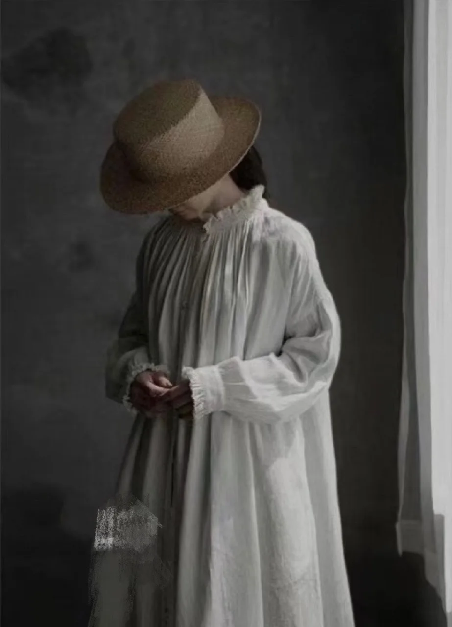 SuperAen Japan Style Women's Linen Dress 2023 Spring Autumn New Stand Collar Cardigan Long Dress
SuperAen Japan Style Women's Linen Dress 2023 Spring Autumn New Stand Collar Cardigan Long Dress