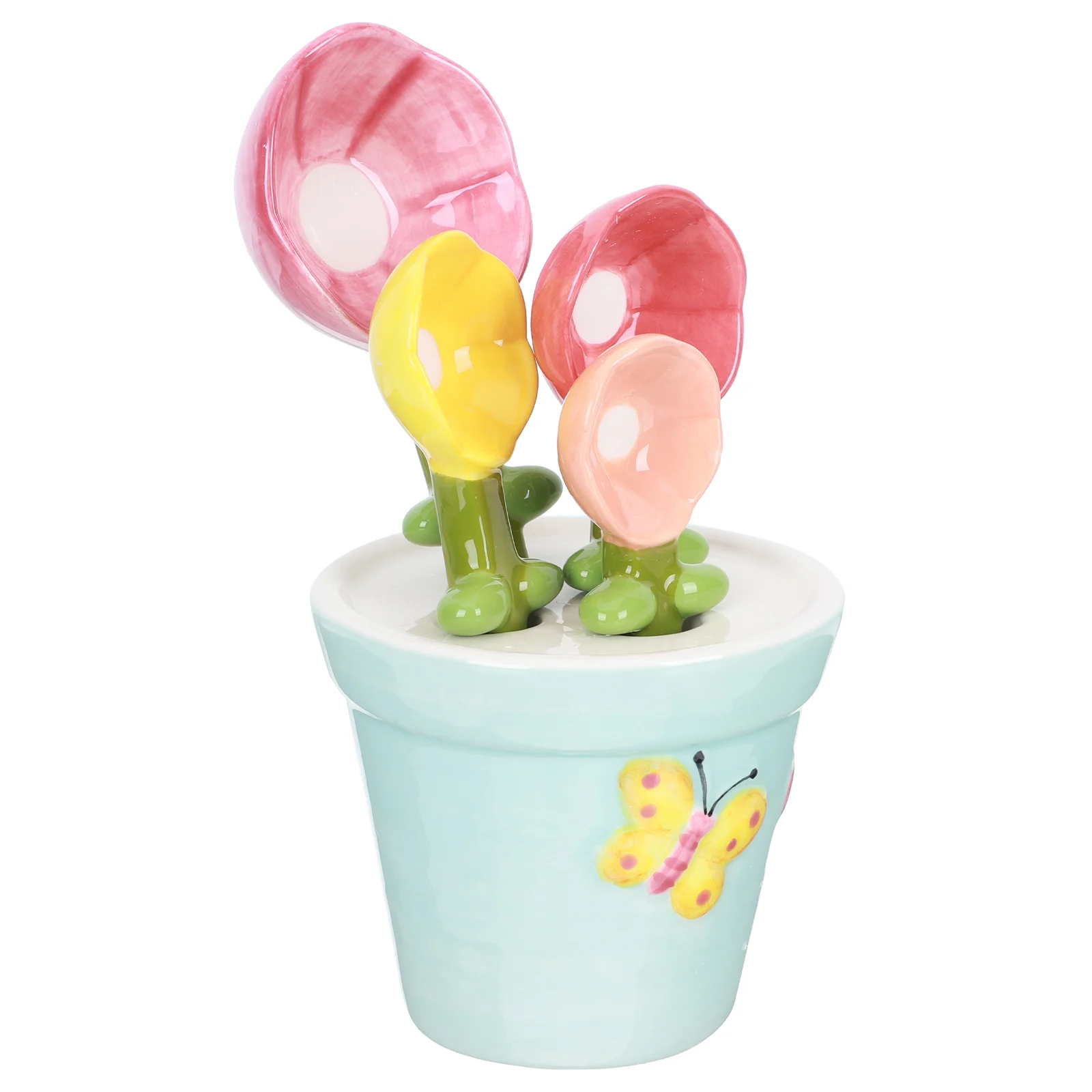Measuring Spoons Spoon Set Flower Ceramic Baking Cups Scoop Kitchen Teaspoon Measure Coffee Teaspoons Tablespoon Cup Pot
Measuring Spoons Spoon Set Flower Ceramic Baking Cups Scoop Kitchen Teaspoon Measure Coffee Teaspoons Tablespoon Cup Pot