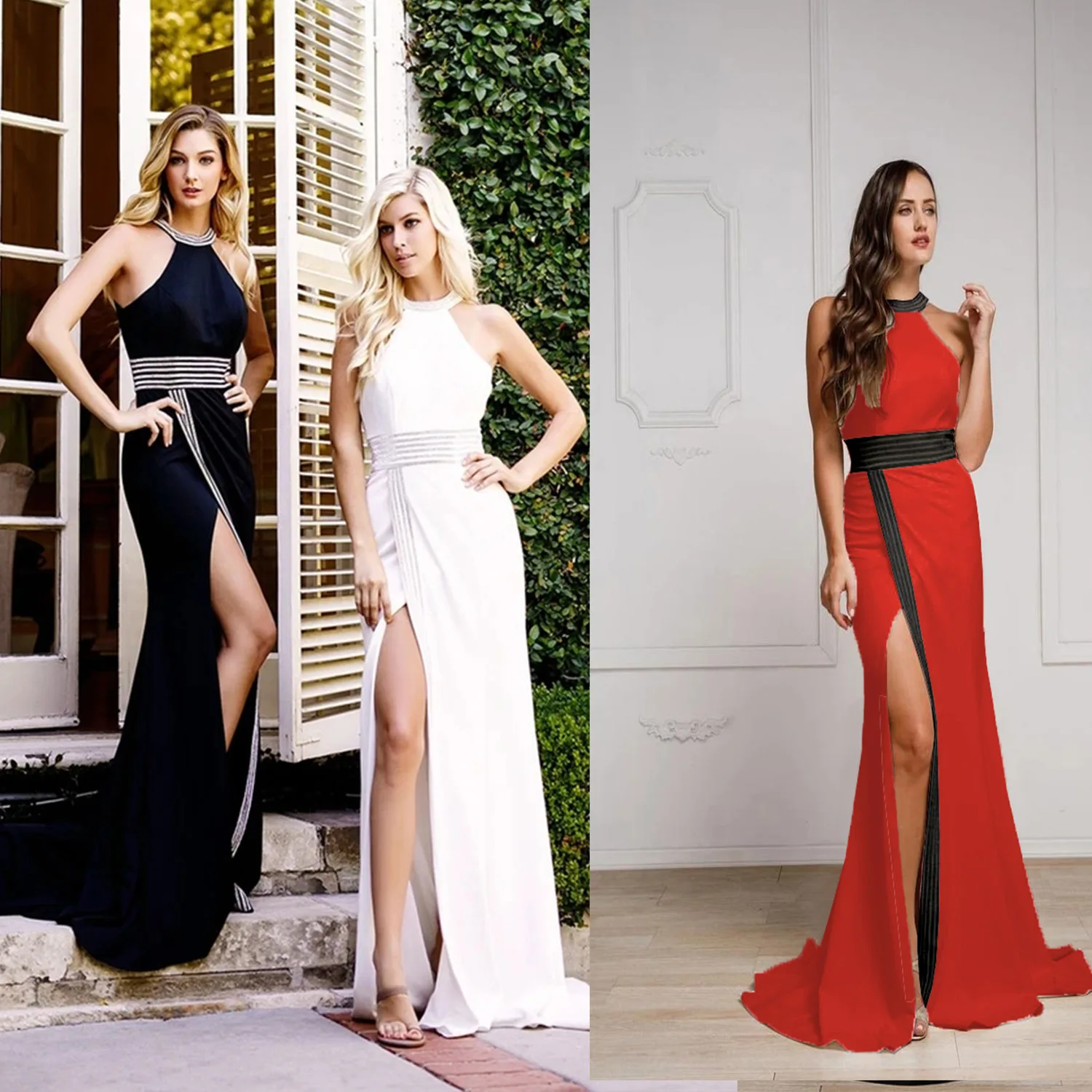 2022 Summer New Backless Maxi Dress for Women Sexy Sleeveless Slim Formal Evening Floor Length Halter Neck High Waist Vestidos
2022 Summer New Backless Maxi Dress for Women Sexy Sleeveless Slim Formal Evening Floor Length Halter Neck High Waist Vestidos