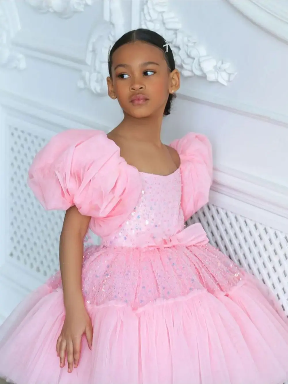 Glitter Flower Girl Dress Beaded Princess Dress Puffy First Communion Dress Cut Girl Dress Luxury Girl Birthday Gown Child Dress
Glitter Flower Girl Dress Beaded Princess Dress Puffy First Communion Dress Cut Girl Dress Luxury Girl Birthday Gown Child Dress
