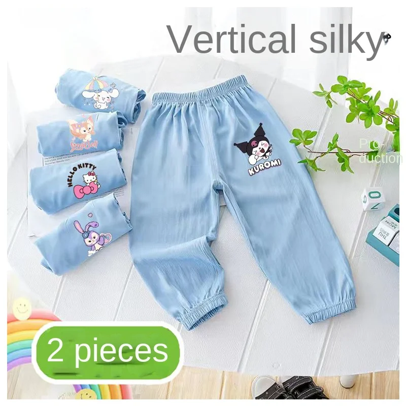 Детские тонкие модные брюки с мультяшным принтом Sanrioed из 2 частей аниме Cinnamoroll Kuromi Hellokittys милые повседневные спортивные брюки
Детские тонкие модные брюки с мультяшным принтом Sanrioed из 2 частей аниме Cinnamoroll Kuromi Hellokittys милые повседневные спортивные брюки