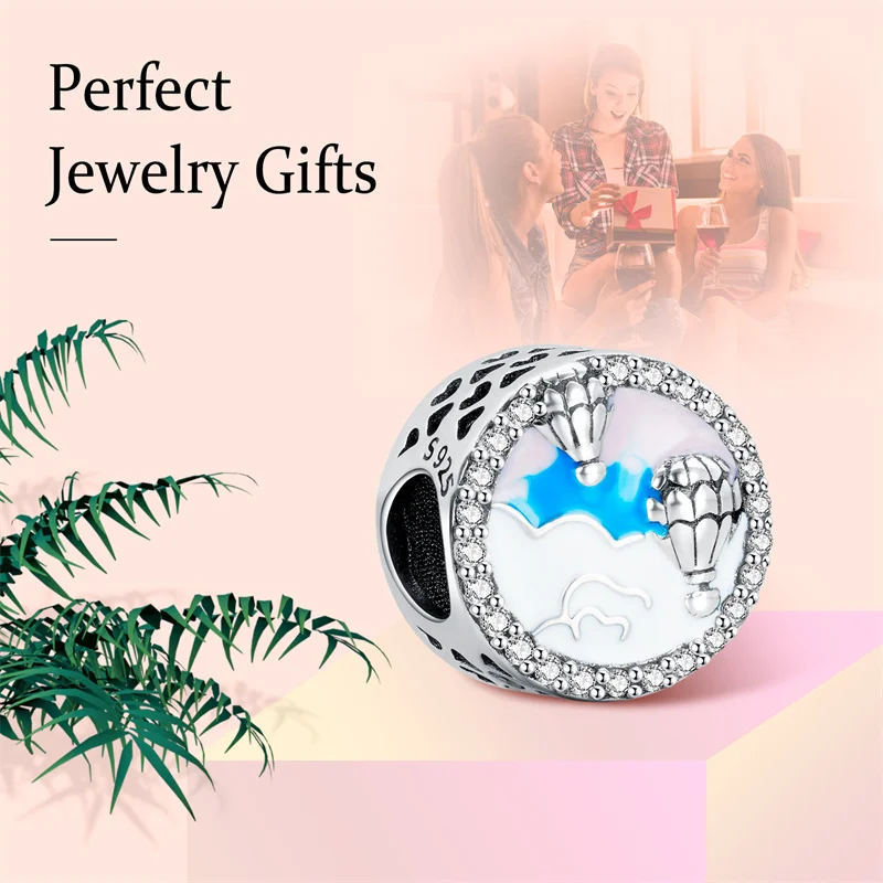 Erizteya Round Hot Air Balloon Charms Silver Plated Zircon Hollow Heart Shape Fits Original Bracelet Charm Jewelry Beads
Erizteya Round Hot Air Balloon Charms Silver Plated Zircon Hollow Heart Shape Fits Original Bracelet Charm Jewelry Beads