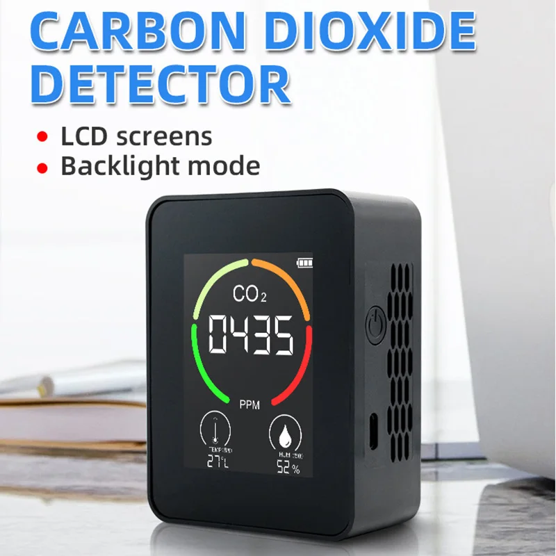 Portable Air Quality Detector Multifunctional Digital Carbon Dioxide Monitor for Home Bedroom Office Air Humidity Detect YE-Hot
Portable Air Quality Detector Multifunctional Digital Carbon Dioxide Monitor for Home Bedroom Office Air Humidity Detect YE-Hot