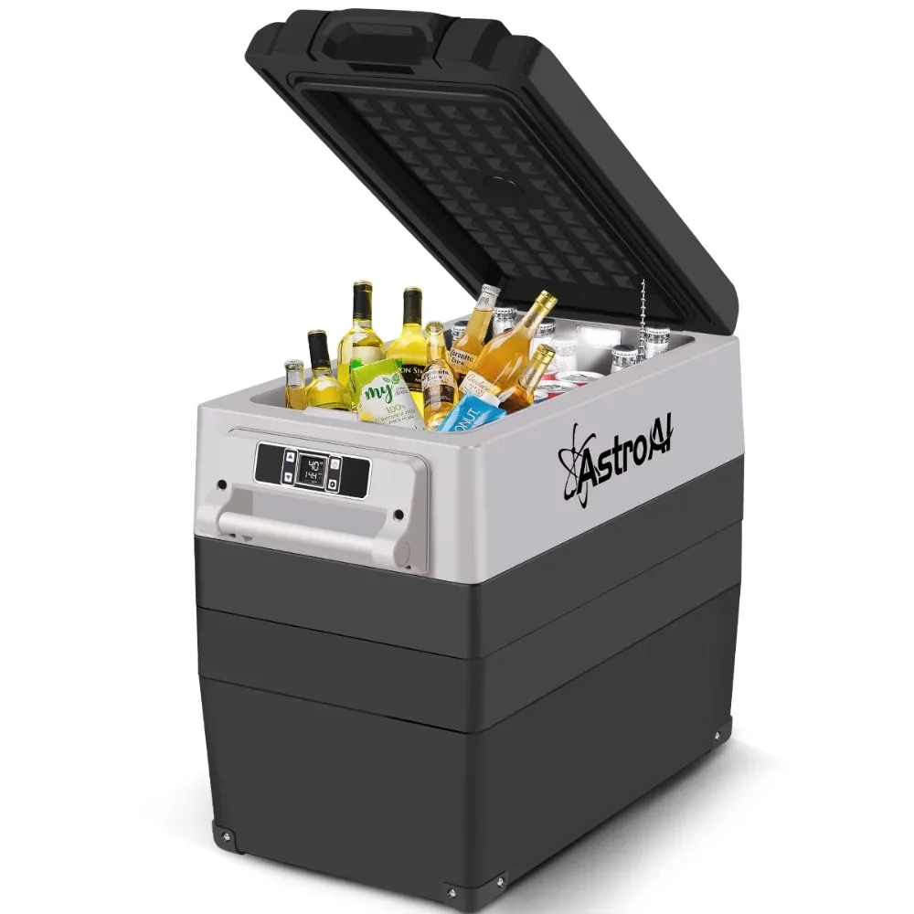 55L Refrigerator (-4℉~68℉) with DC & AC, Large Capacity Compressor Refrigerator for Christmas gift
55L Refrigerator (-4℉~68℉) with DC & AC, Large Capacity Compressor Refrigerator for Christmas gift