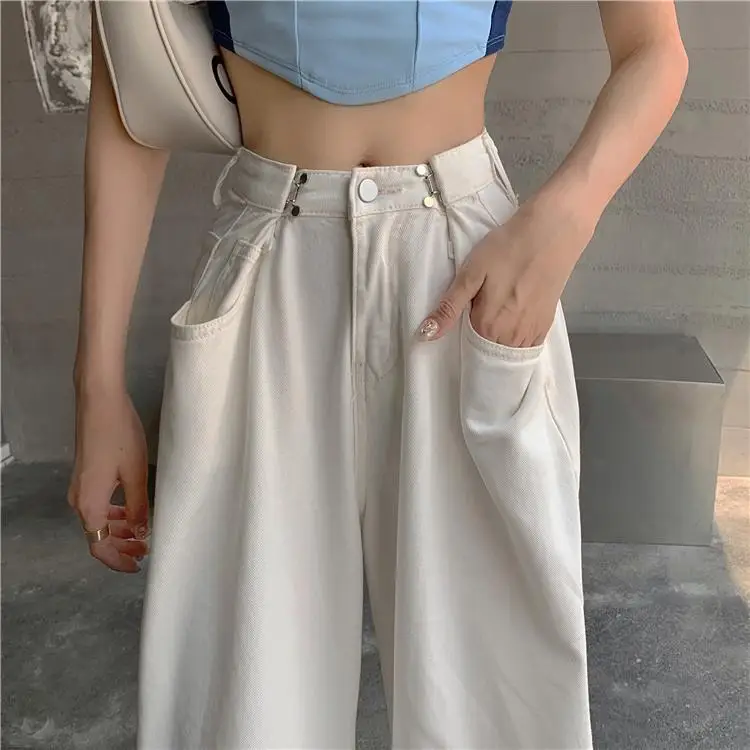 Fashion Loose Jeans For Women High Waist Stretch Wide Leg Femme Trousers Casual Comfort Denim Mom Pants Washed Jean Pants
Fashion Loose Jeans For Women High Waist Stretch Wide Leg Femme Trousers Casual Comfort Denim Mom Pants Washed Jean Pants