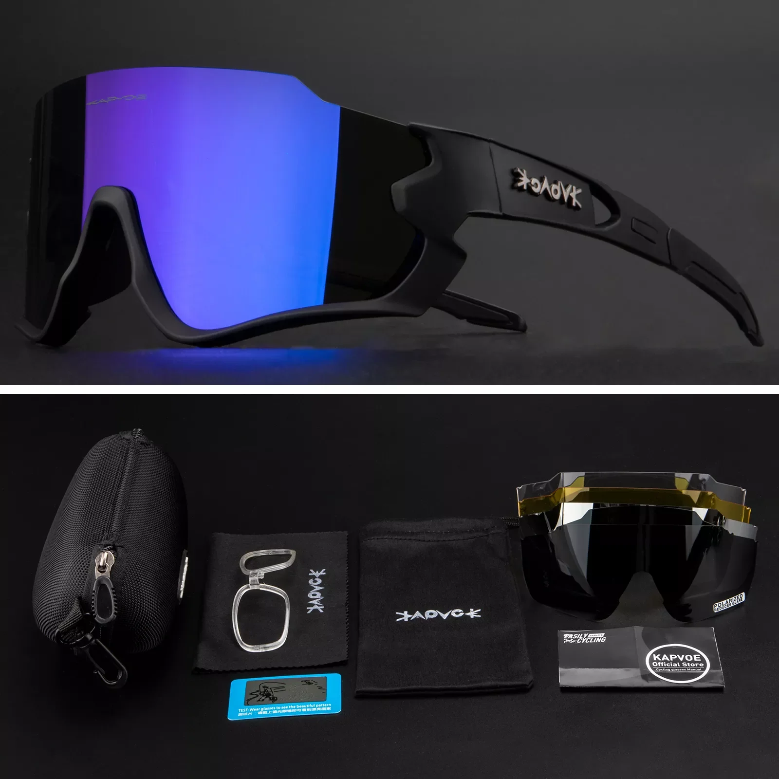 Polarized Cycling Glasses Multi Unisex Sports Glasses Goggles MTB Bike Glasses Fishing Riding Gafas Ciclismo Men&Women 5Len
Polarized Cycling Glasses Multi Unisex Sports Glasses Goggles MTB Bike Glasses Fishing Riding Gafas Ciclismo Men&Women 5Len
