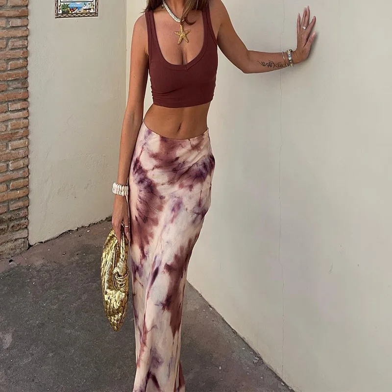Summer Women's 2023 New Casual Printed High Waist Zip Tie-Dye Long Half-body Skirt Slim Sexy Elegant
Summer Women's 2023 New Casual Printed High Waist Zip Tie-Dye Long Half-body Skirt Slim Sexy Elegant