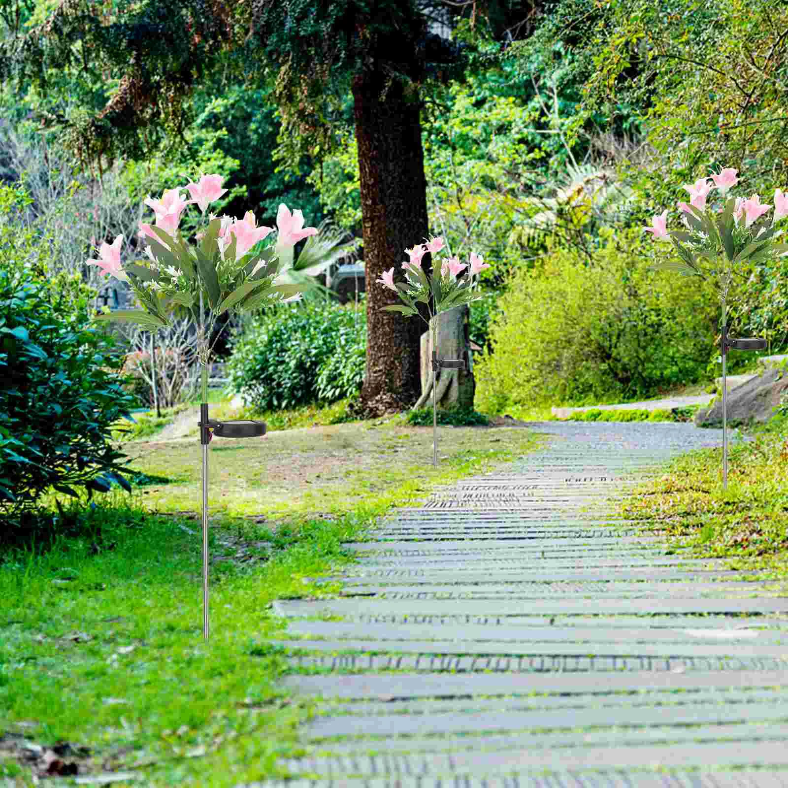 Solar Lights Lily Flower Garden Stake Light Pathway Poweredwalkway Lanterns Spotlights Flowers Led Artificial
Solar Lights Lily Flower Garden Stake Light Pathway Poweredwalkway Lanterns Spotlights Flowers Led Artificial