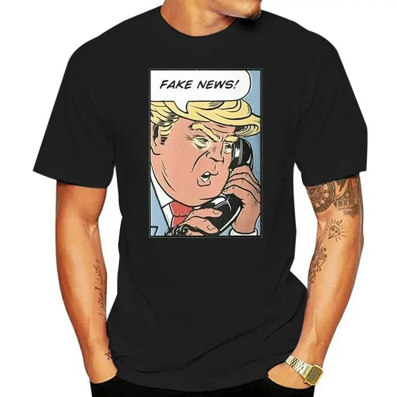 New Donald Trump Pop Art - Fake News! Men'S T-Shirt Size S-2Xl Personality Custom Tee Shirt 
New Donald Trump Pop Art - Fake News! Men'S T-Shirt Size S-2Xl Personality Custom Tee Shirt
