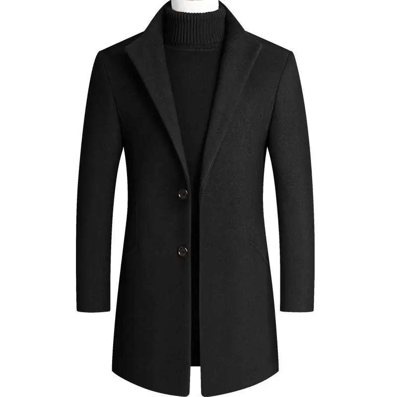 Men Wool Blends Long Trench Coats Winter Jackets High Quality Winter Coats Male Business Casual 25% Wool Trench Coats 4XL
Men Wool Blends Long Trench Coats Winter Jackets High Quality Winter Coats Male Business Casual 25% Wool Trench Coats 4XL