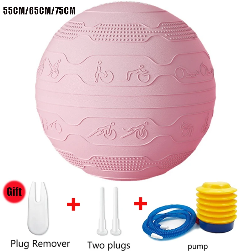 Anti-burst Fitness Pilates Ball Exercise Ball Thickened Crossfit For 55cm65cm/75cm Yoga Physiotherapy Balls Balance Gym Ball
Anti-burst Fitness Pilates Ball Exercise Ball Thickened Crossfit For 55cm65cm/75cm Yoga Physiotherapy Balls Balance Gym Ball