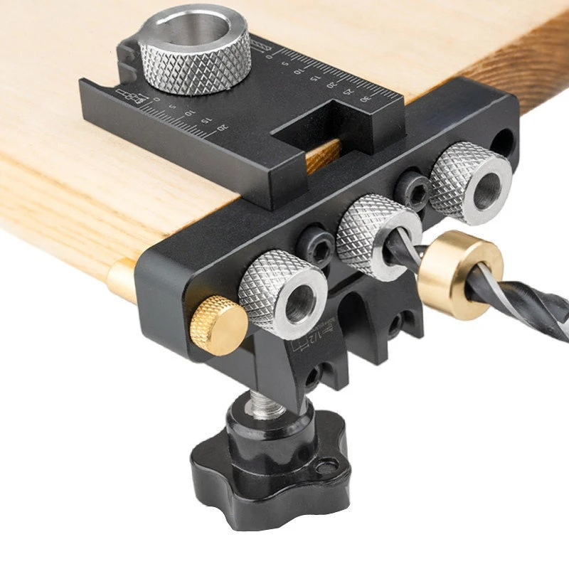 3 in 1 Adjustable Woodworking Drilling Locator Puncher Tools Hole Jig kit 8MM/10MM Bushes Drilling Guide Puncher Doweling Jigs
3 in 1 Adjustable Woodworking Drilling Locator Puncher Tools Hole Jig kit 8MM/10MM Bushes Drilling Guide Puncher Doweling Jigs