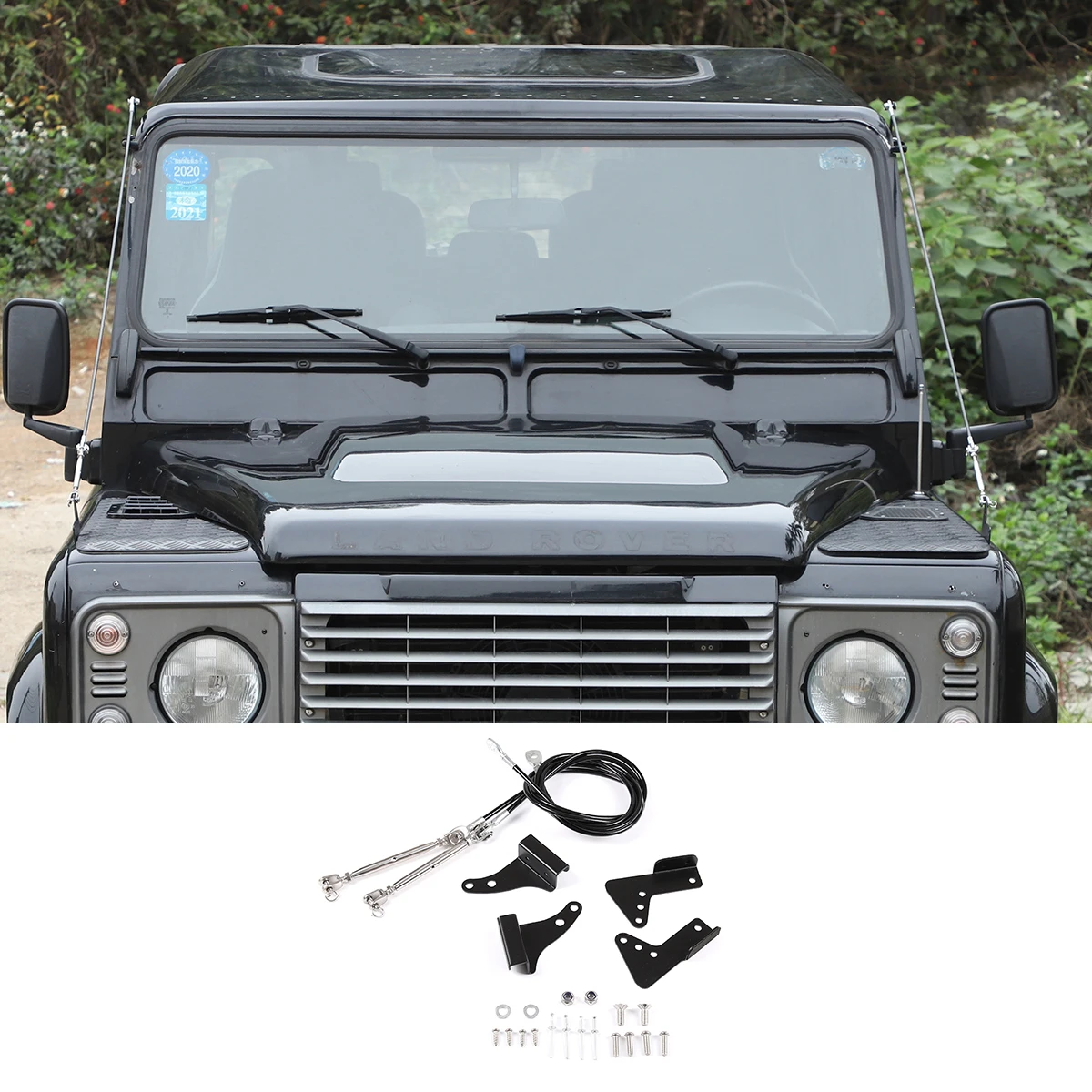 For Land Rover Defender 90 110 130 2004-2018 Stainless Car Through Jungle Protection Obstacle Elimination Ropes Car Accessories
For Land Rover Defender 90 110 130 2004-2018 Stainless Car Through Jungle Protection Obstacle Elimination Ropes Car Accessories