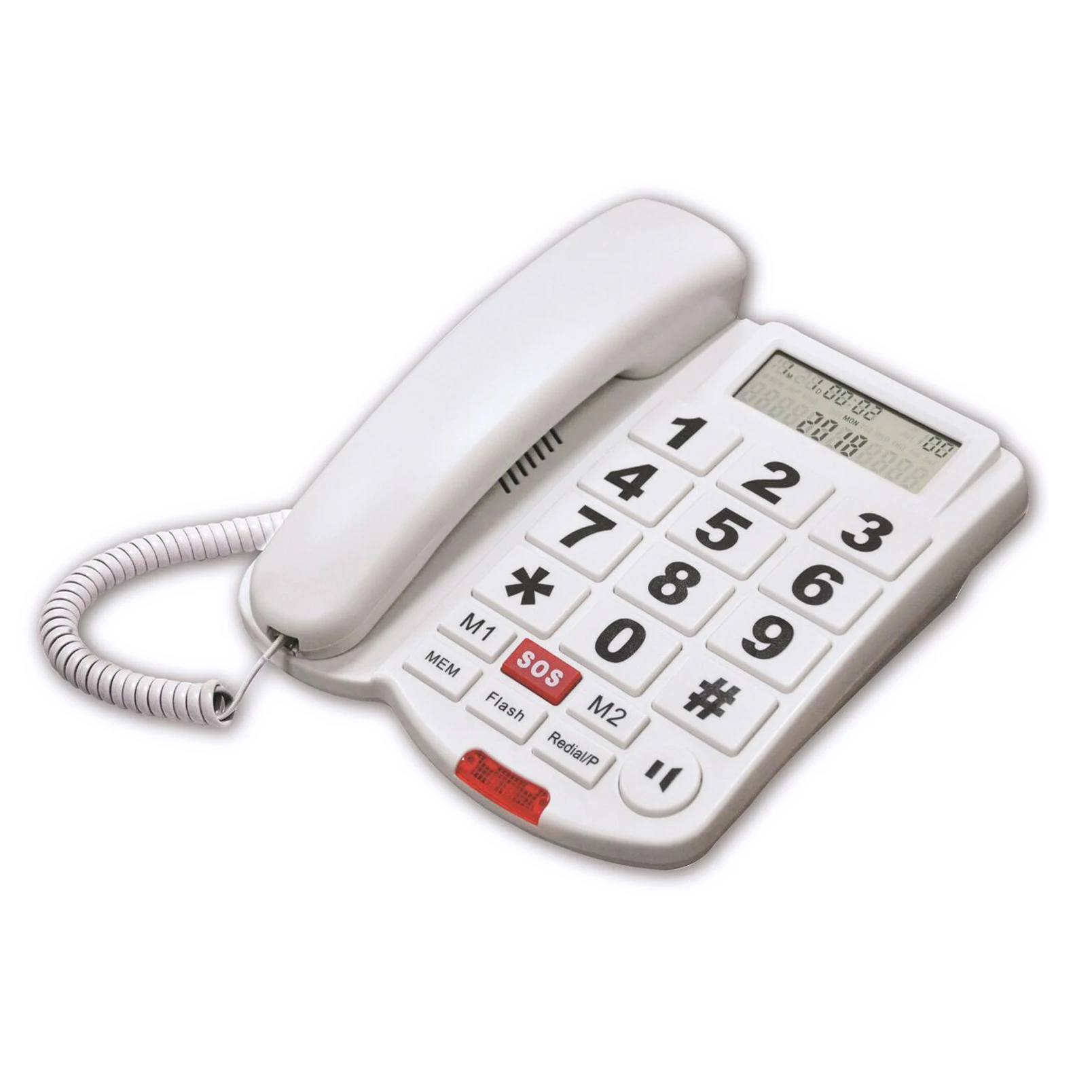 Big Button Telephone for Seniors Caller ID Landline Phones for Elderly Amplified Telefonos Home Phone for Old People with SOS
Big Button Telephone for Seniors Caller ID Landline Phones for Elderly Amplified Telefonos Home Phone for Old People with SOS