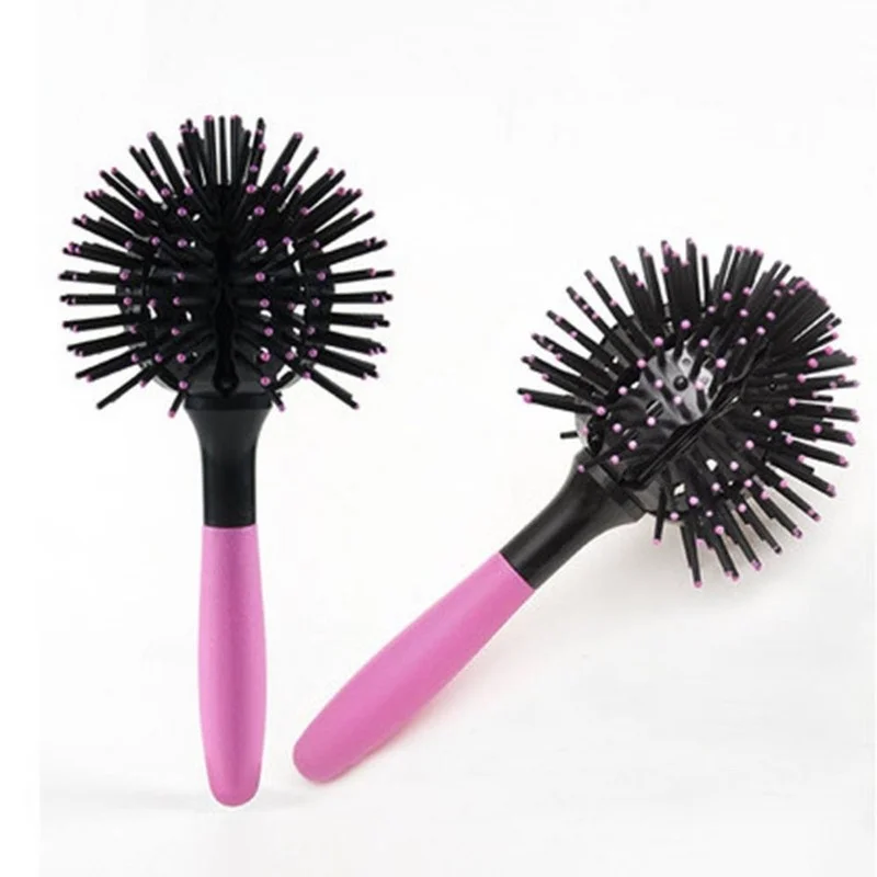 360 Degree Hair Styling Curly Hair Comb Brush Ball Comb Air Bangs Comb 3D Plastic High Temperature Resistant Hairdressing Comb
360 Degree Hair Styling Curly Hair Comb Brush Ball Comb Air Bangs Comb 3D Plastic High Temperature Resistant Hairdressing Comb