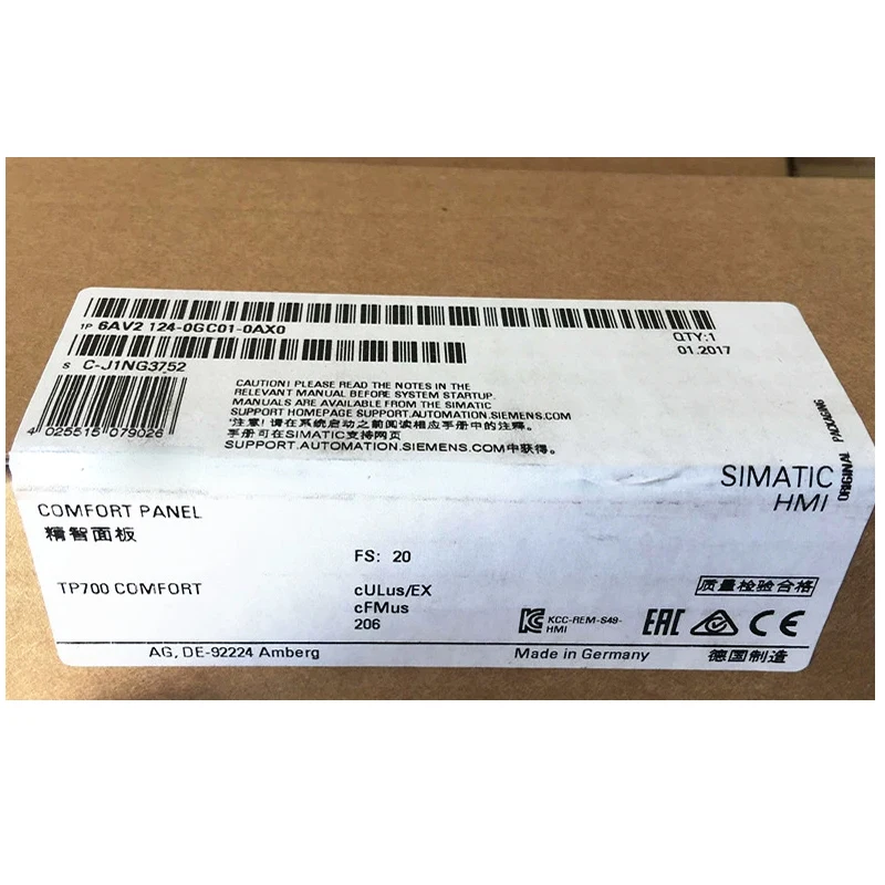 100%NEW ORIGINAL 1 Year Warranty 6AV2124-0GC01-0AX0 
100%NEW ORIGINAL 1 Year Warranty 6AV2124-0GC01-0AX0