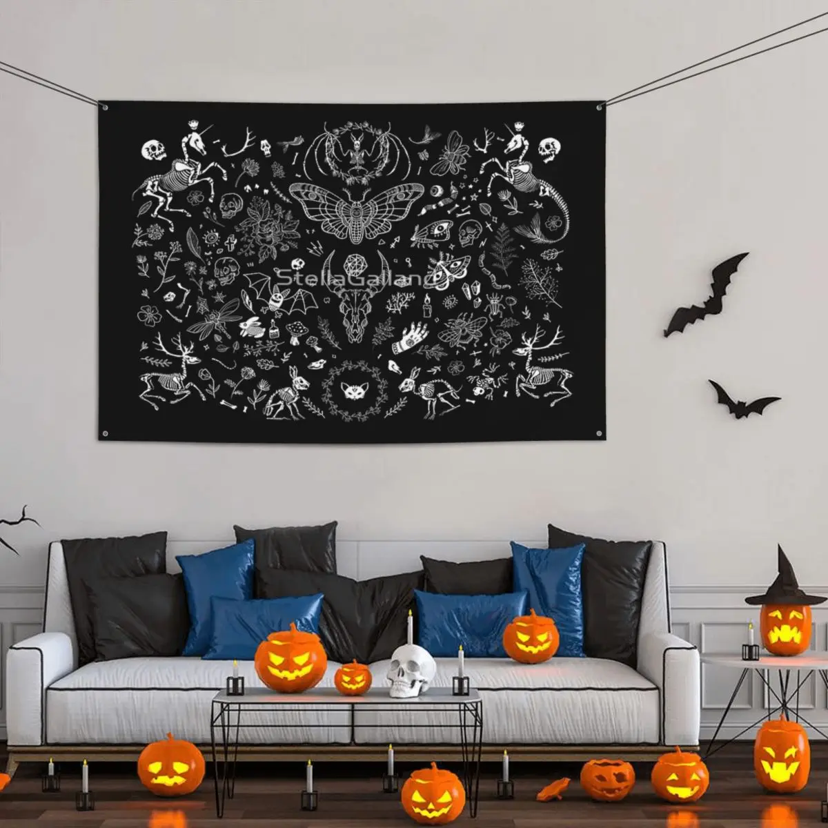 Gothic Tapestry Party Banner Decor 120x180cm Polyester Material Easy To Hang Fade Resistant Flowy
Gothic Tapestry Party Banner Decor 120x180cm Polyester Material Easy To Hang Fade Resistant Flowy