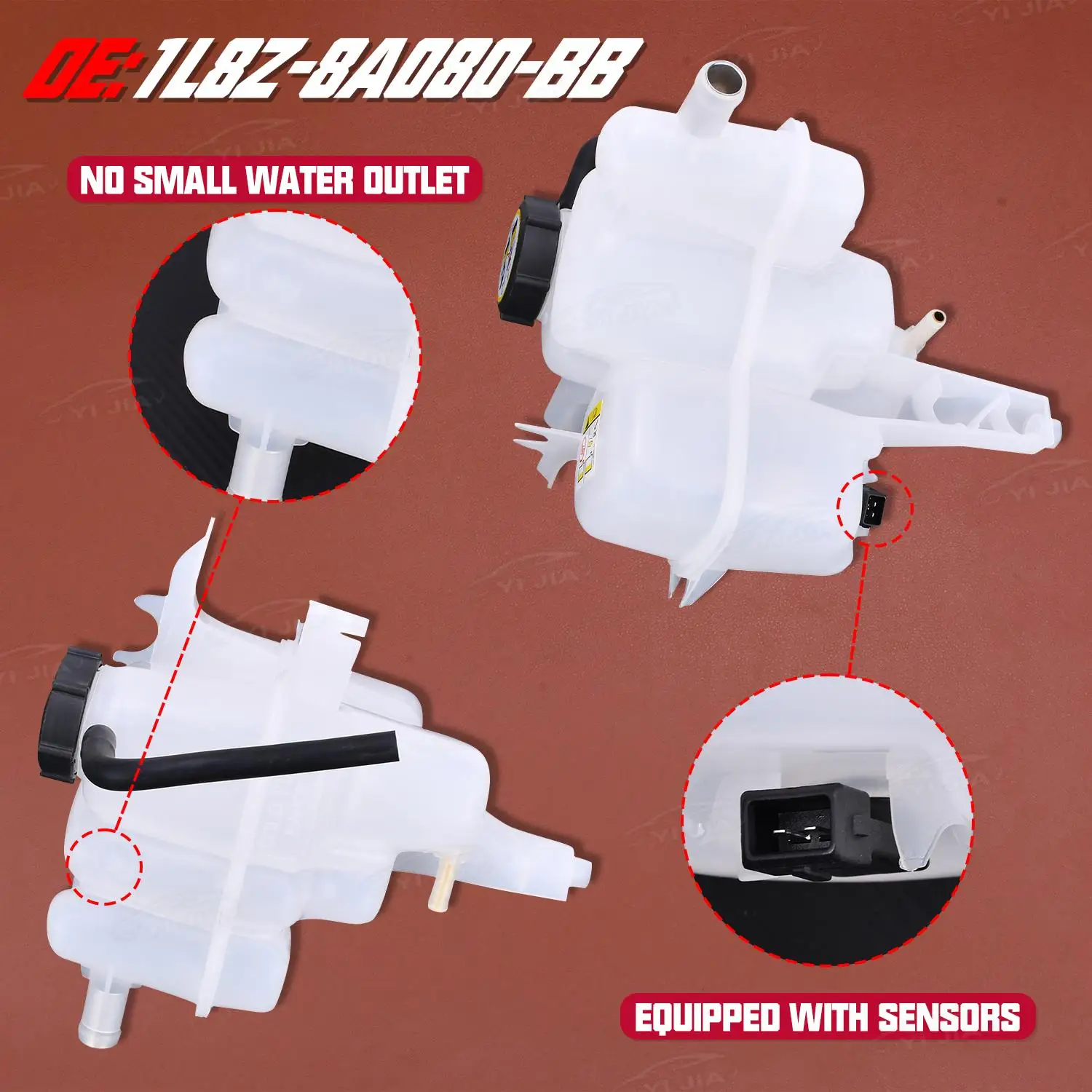 Резервуар для перелива охлаждающей жидкости, расширительные баки с датчиками 1L8Z-8A080-BB для Ford Escape Mazda Mercury, радиатор 
Резервуар для перелива охлаждающей жидкости, расширительные баки с датчиками 1L8Z-8A080-BB для Ford Escape Mazda Mercury, радиатор