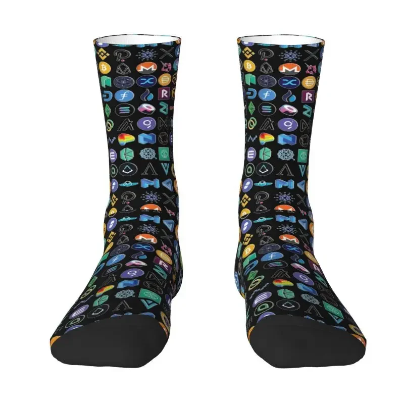 Funny Printed Crypto Coins Altcoin Blockchain Logo Socks for Men Women Stretch Summer Autumn Winter Bitcoin Ethereum Crew Socks
Funny Printed Crypto Coins Altcoin Blockchain Logo Socks for Men Women Stretch Summer Autumn Winter Bitcoin Ethereum Crew Socks