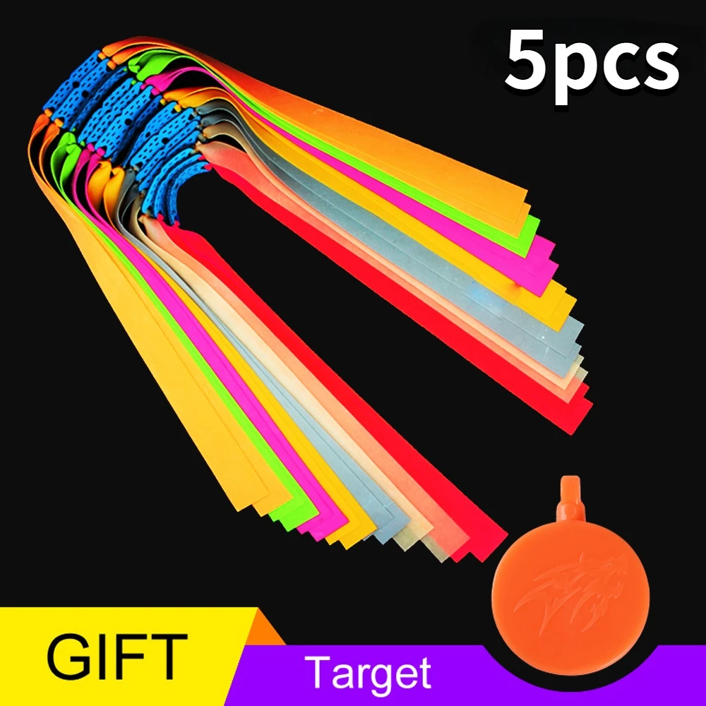 5pcs Slingshot Hunting Powerful Flat Rubber Band High Elasticity Outdoor Catapult Shooting Accessories
5pcs Slingshot Hunting Powerful Flat Rubber Band High Elasticity Outdoor Catapult Shooting Accessories